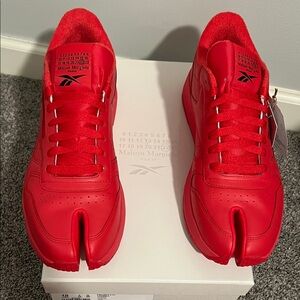 Maison Martin Margiela x Reebok Red Tabi Sneakers